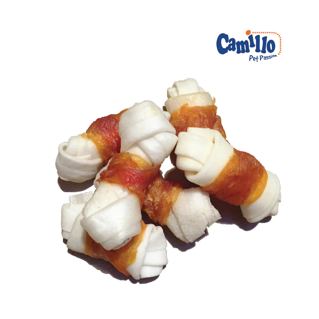 HURRA' SNACK PER CANI NODO MINI PELLE CON POLLO 6 PZ 80 GR.