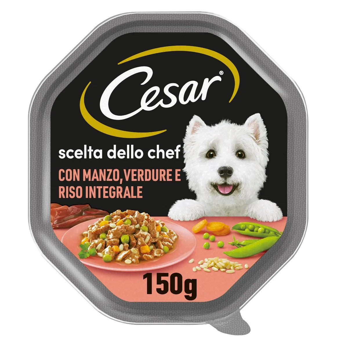 CESAR  SCELTA DELLO CHEF CON MANZO VERDURE E RISO INTEGRALE 150 GR