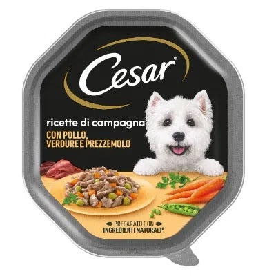 CESAR RICETTE DI CAMPAGNA CON POLLO VERDURE E PREZZEMOLO 150 GR