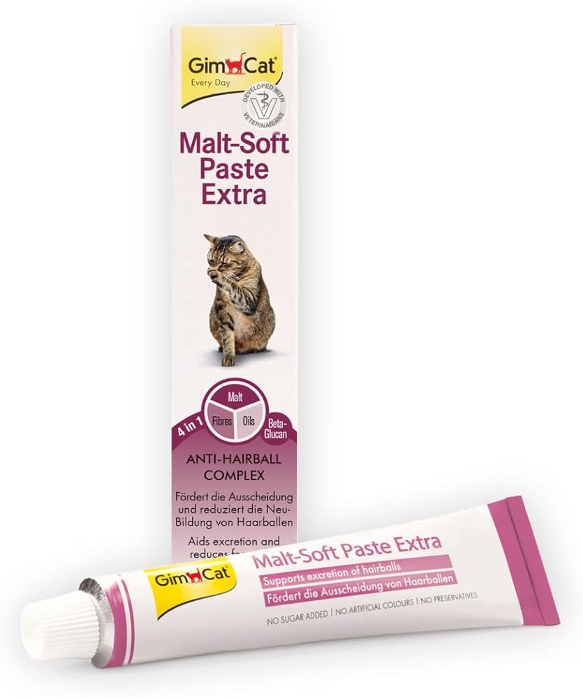 GimCat Malt-Soft Paste Extra 200g – Pasta Antiboli Naturale per Gatti