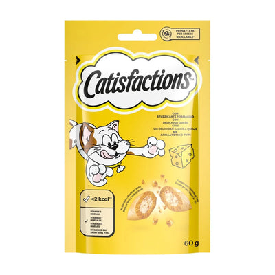 CATISFACTIONS SNACK 60 GR CON FORMAGGIO