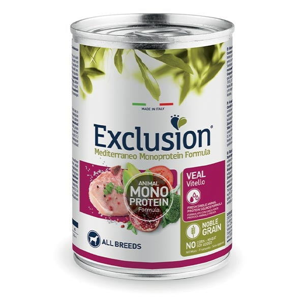 EXCLUSION MONOPROTEICO ALL BREEDS ADULT CON VITELLO 400 GR.