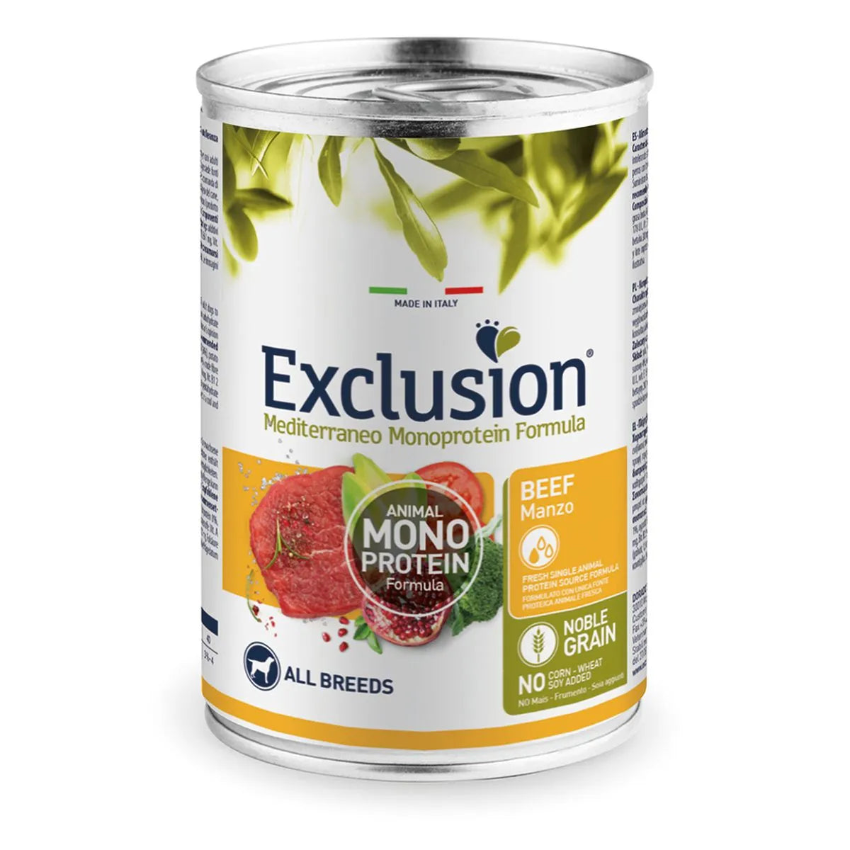 EXCLUSION MONOPROTEICO ALL BREEDS CON MANZO 400 GR.