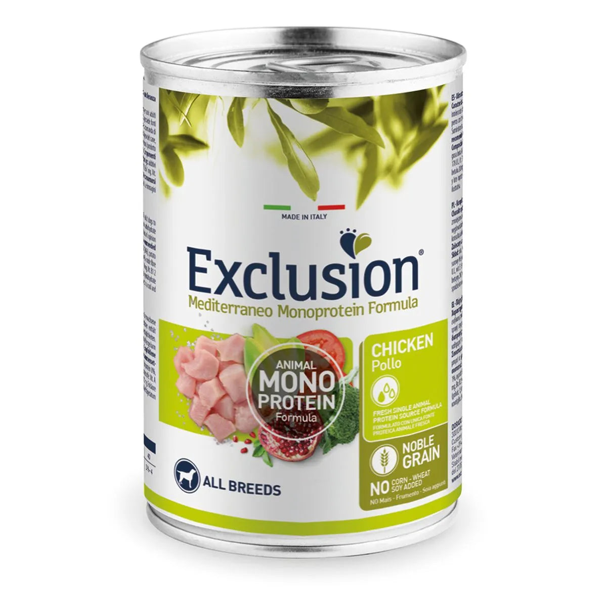 EXCLUSION MONOPROTEICO ALL BREEDS ADULT  CON POLLO 400 GR.