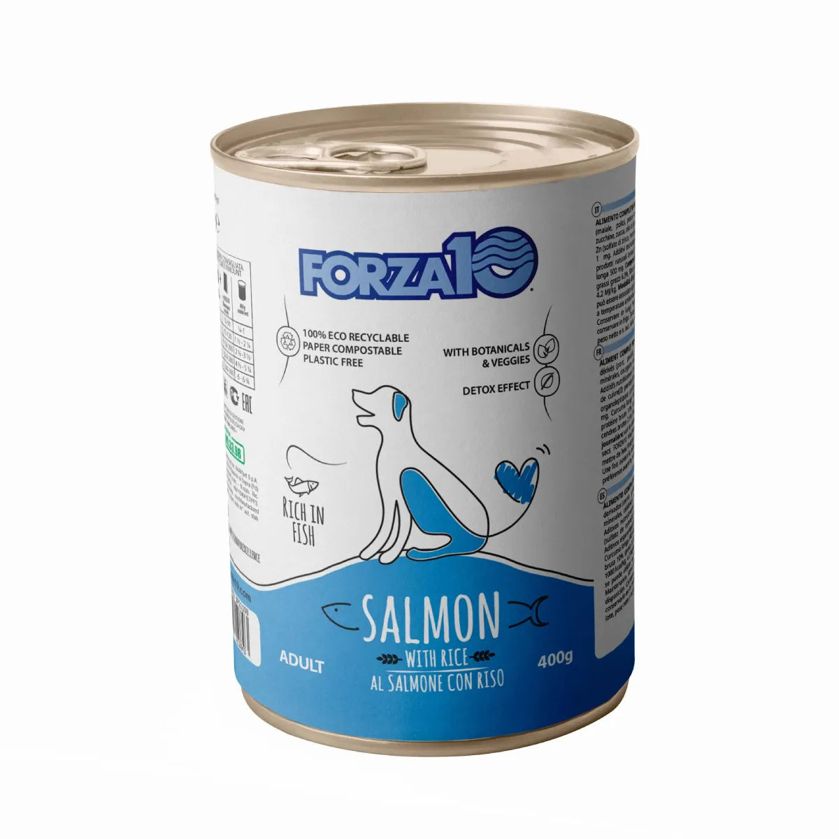 FORZA 10 MANTENIMENTO ADULT CON SALMONE E RISO 400 GR