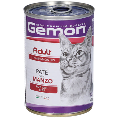 GEMON ADULT GATTO PATE' CON MANZO 400 GR