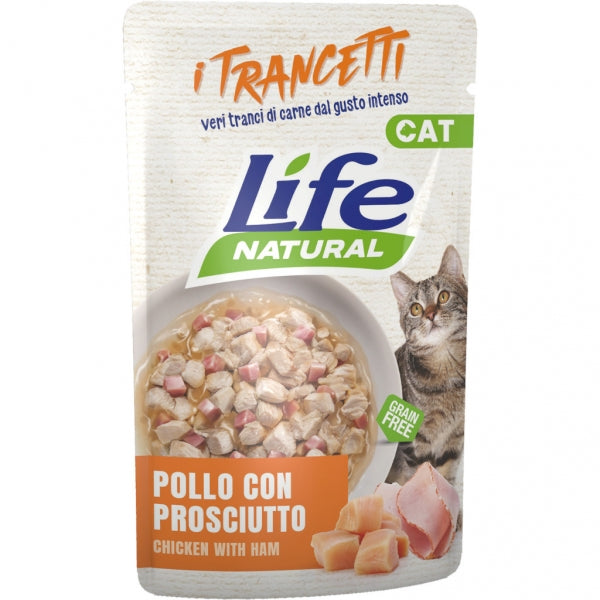 LIFE BUSTE TRANCETTI DI POLLO CON PROSCIUTTO 55 GR