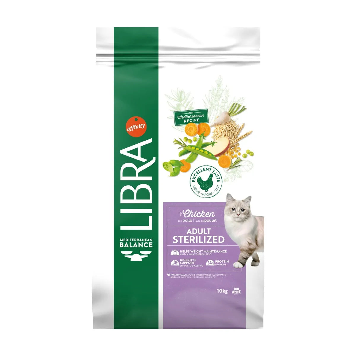 LIBRA CAT STERILIZZATO CON  POLLO 10 KG