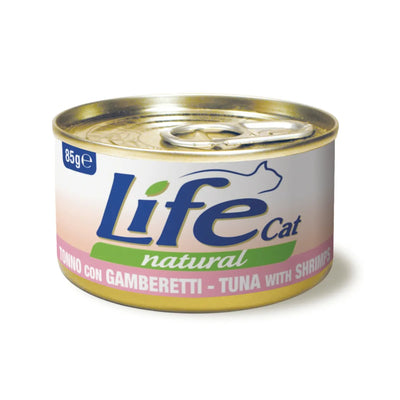 LIFE NATURAL  TONNO CON GAMBERETTI 85 GR