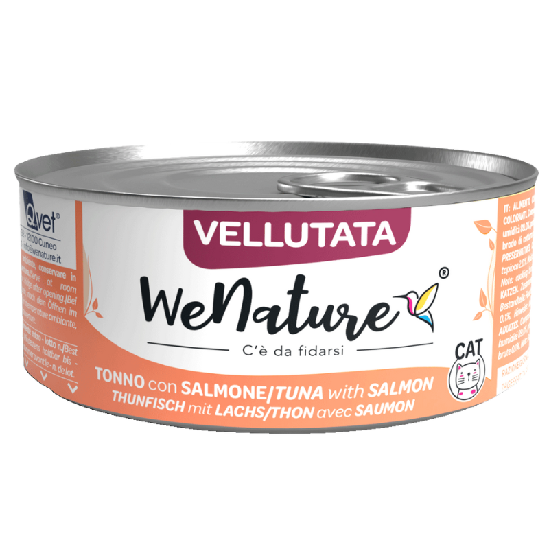WE NATURE ADULT VELLUTATA DI TONNO CON SALMONE  70 GR