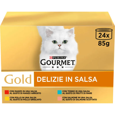 GOURMET GOLD DELIZIE IN SALSA DA 24 X 85 GR