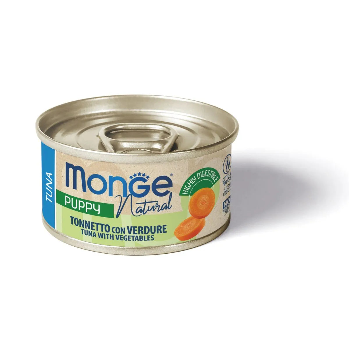 MONGE NATURAL DOG PUPPY TONNO CON ORTAGGI  95 GR