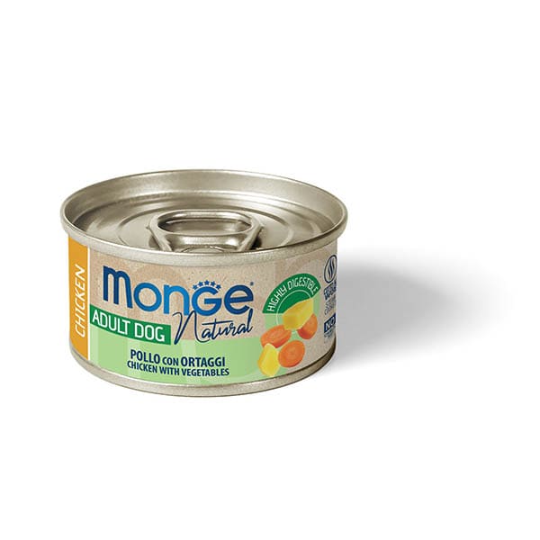 MONGE DOG  POLLO CON VERDURE 95 GR.