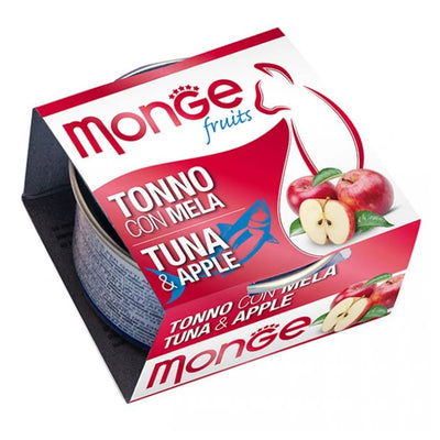 MONGE FRUITS  CON TONNO E MELA 80 GR.