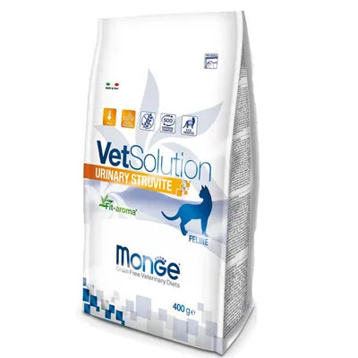 MONGE VETSOLUTION CAT URINARY STRUVITE 400 GR.