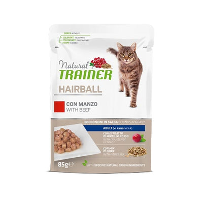 NATURAL TRAINER CAT HAIRBALL CON MANZO BUSTINE 85 GR.