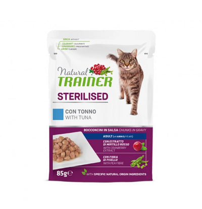 NATURAL TRAINER STERILIZZATO CON TONNO 85 GR.