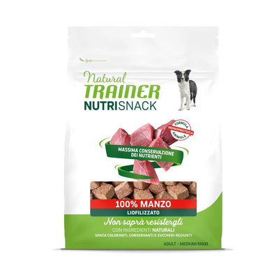 NATURALTRAINER  SNACK CON MANZO 50 GR