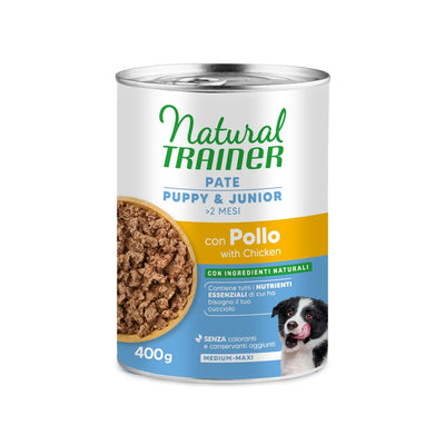NATURAL TRAINER PUPPY CON POLLO 400 gr