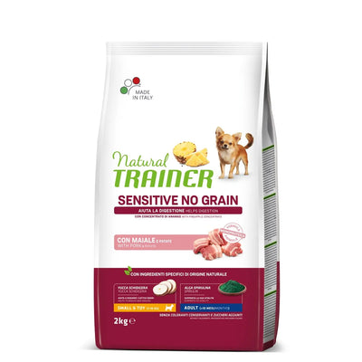 NATUTRAL TRAINER MINI ADULT CON MAIALE E PATATE  2 KG.