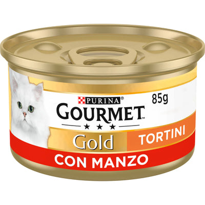 PURINA GOURMET TORTINI CON MANZO 85 GR.