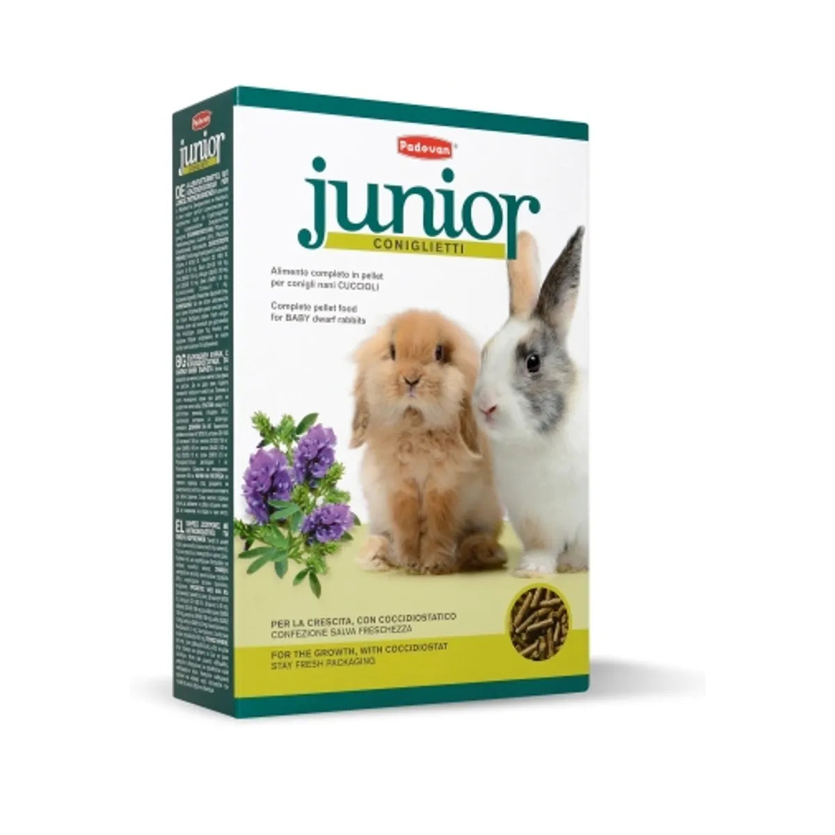 PADOVAN PELLET JUNIOR CONIGLIETTI 850 GR