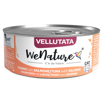 WE NATURE STERILIZZATO VELLUTATA DI TONNO CON SALMONE 70 GR