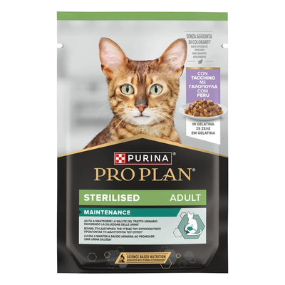 PURINA PRO PLAN CAT ADULT  STERILIZZATO  CON TACCHINO   85 GR.