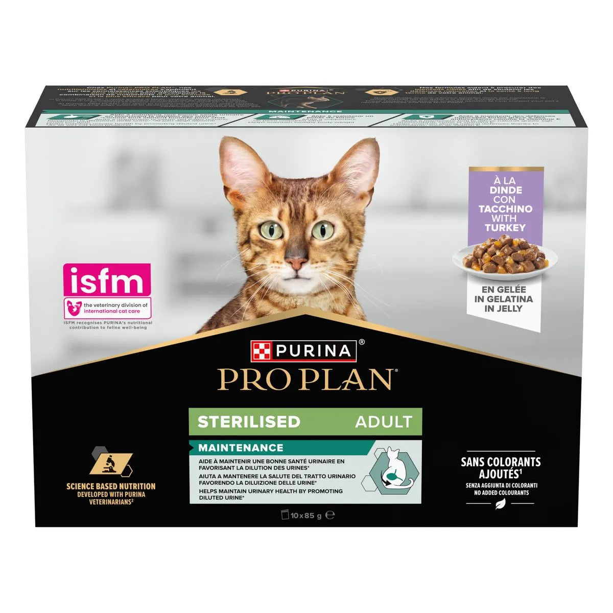 PURINA PRO PLAN BAULETTO ADULT STERILISED CON ANATRA 10 X 85 GR.