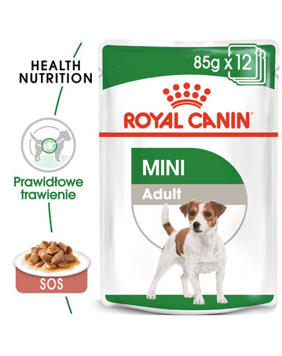 ROYAL CANIN MINI ADULT AGENING +12 BUSTINE 85 GR.