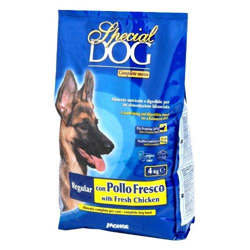 SPECIAL DOG REGULAR CON POLLO FRESCO KG 4