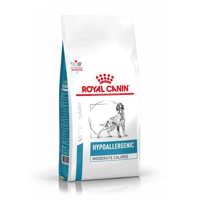 ROYAL CANIN HIPOALLERGENIC MODERATE CALORIE 7 KG.