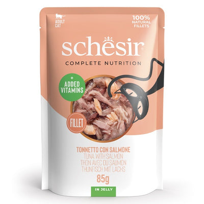 SCHESIR BUSTINE TONNETTO CON SALMONE IN JELLY 85 GR