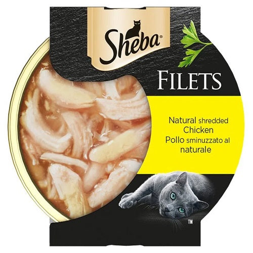 SHEBA FILETS POLLO SMINUZZATO AL NATURALE 60 GR