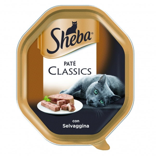 SHEBA CLASSIC PATE' CON SELVAGGINA 85 GR