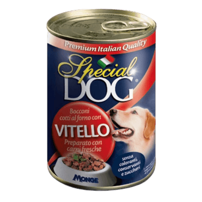 MONGE SPECIAL DOG BOCCONI CON VITELLO 400 GR.