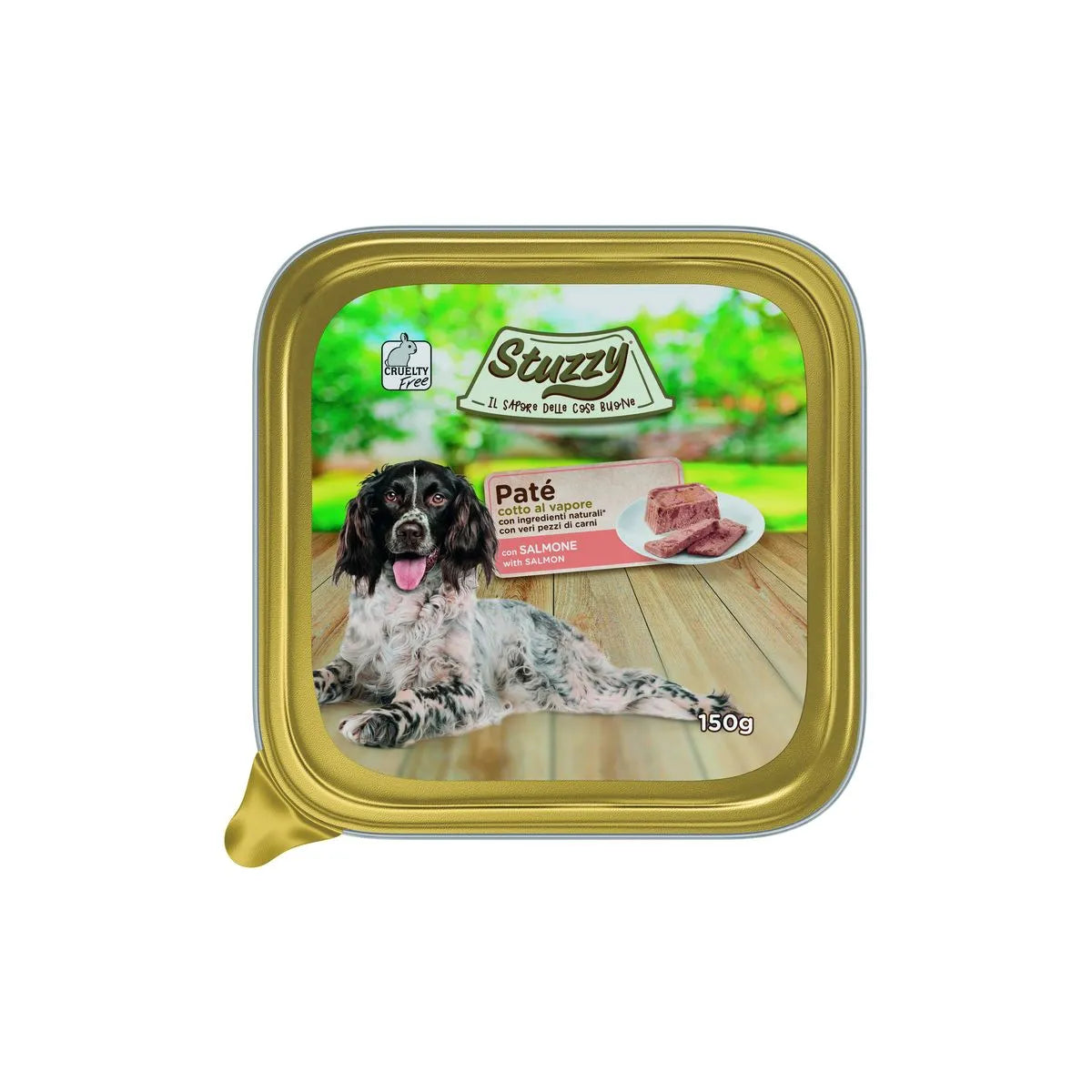 STUZZY DOG  PATÈ CON SALMONE 150 GR
