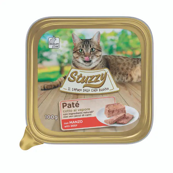 STUZZY GATTO PATE' CON MANZO 12 X 100 GR