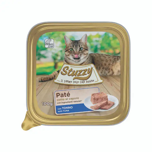 STUZZY GATTO PATE' CON TONNO 12 X 100 GR