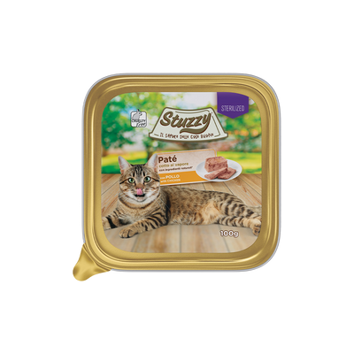 STUZZY GATTO PATE' CON  POLLO STERILIZZATO 100 GR