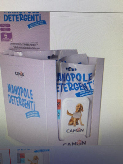 CAMON MANOPOLE DETERGENTI A TALCO 6 PZ 25,5X18,5 CM