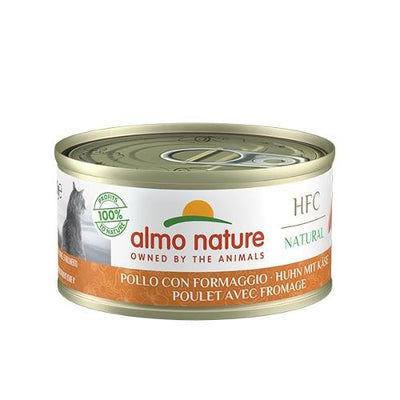 ALMO NATURE HFC CON POLLO E FORMAGGIO 70 GR