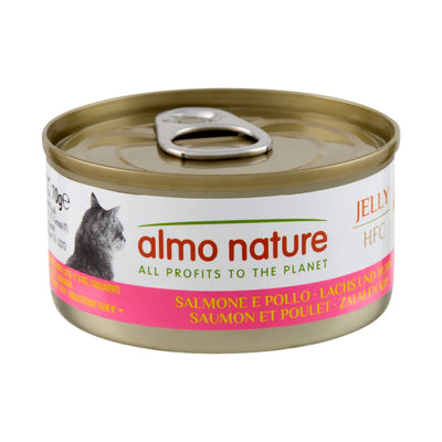 ALMO NATURE HFC CON SALMONE E POLLO IN JELLY 70 GR