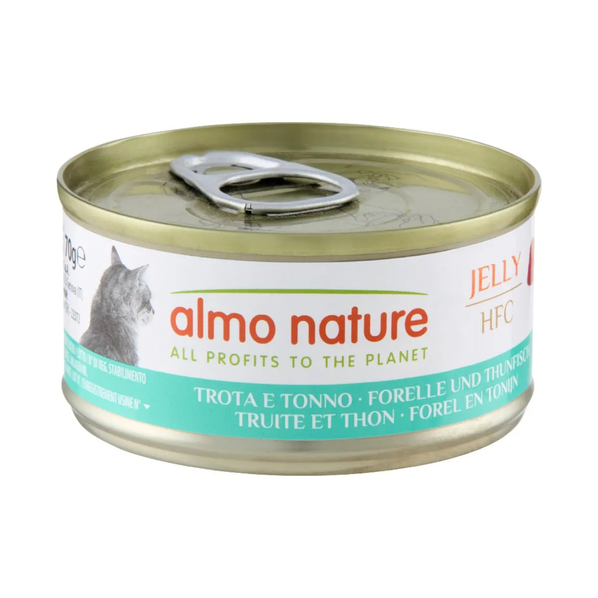ALMO NATURE HFC CON TROTA E TONNO IN JELLY 70 GR