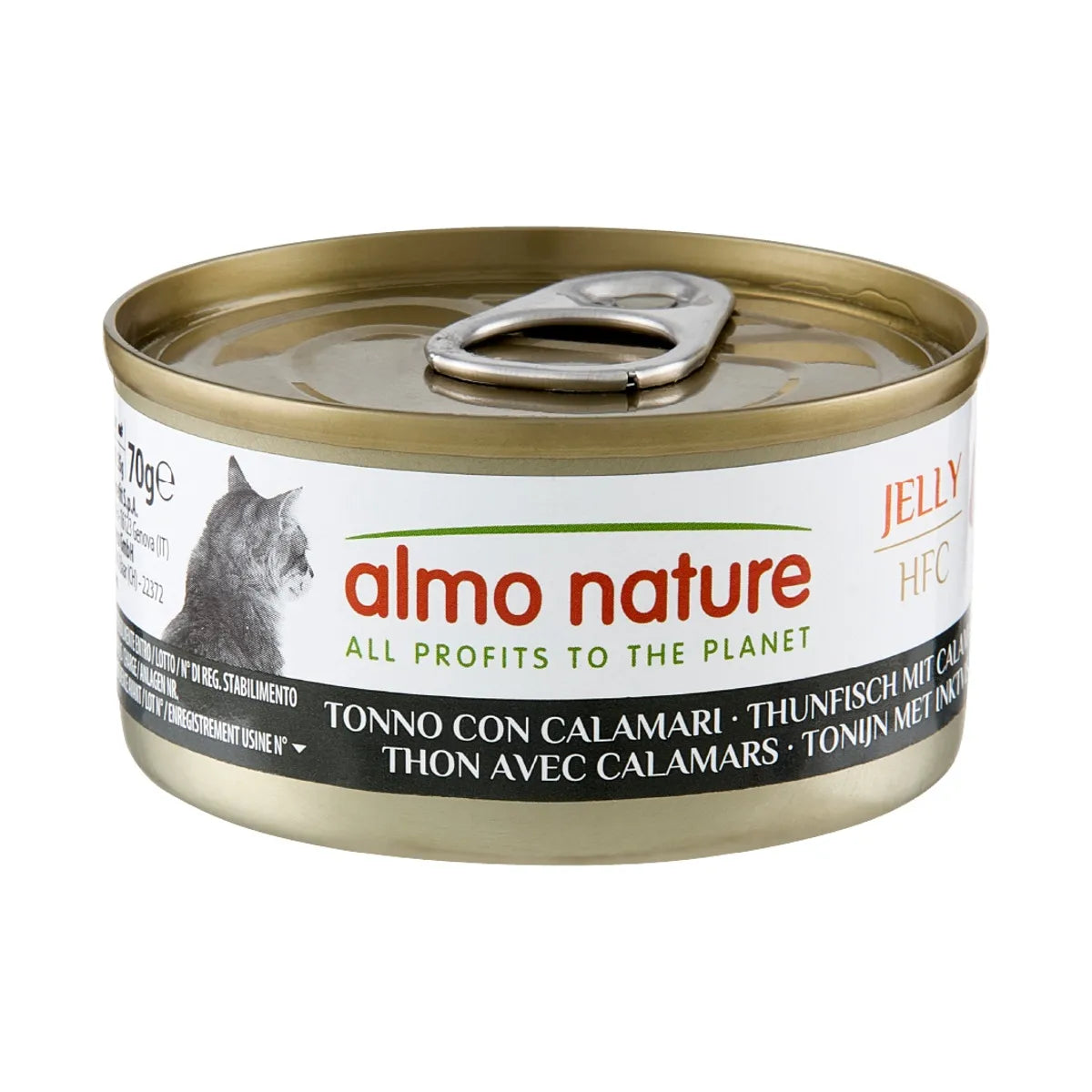 ALMO NATURE HFC TONNO CON CALAMARI IN JELLLY 70 GR