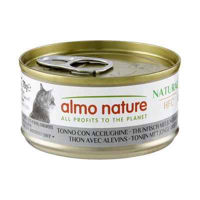 ALMO NATURE  HFC  CON TONNO E ACCIUGHINE 70 GR