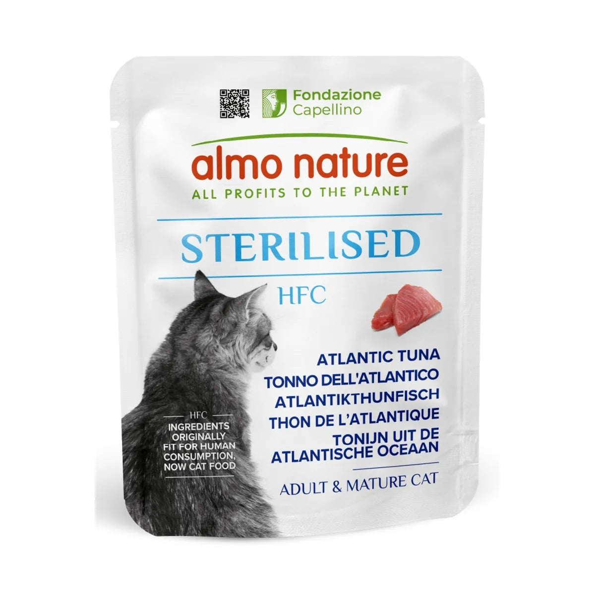 ALMO NATURE HFC URINARY HELP TONNO DELL ATLANTICO CON MIRTILLI ROSSI 50 GR