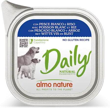 ALMO NATURE DAILY CON PESCE BIANCO 100 GR