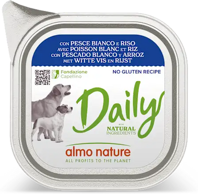 ALMO NATURE DAILY CON PESCE BIANCO 100 GR