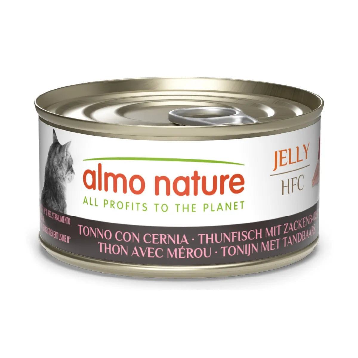 ALMO NATURE HFC TONNO CON CERNIA IN JELLY 70 GR